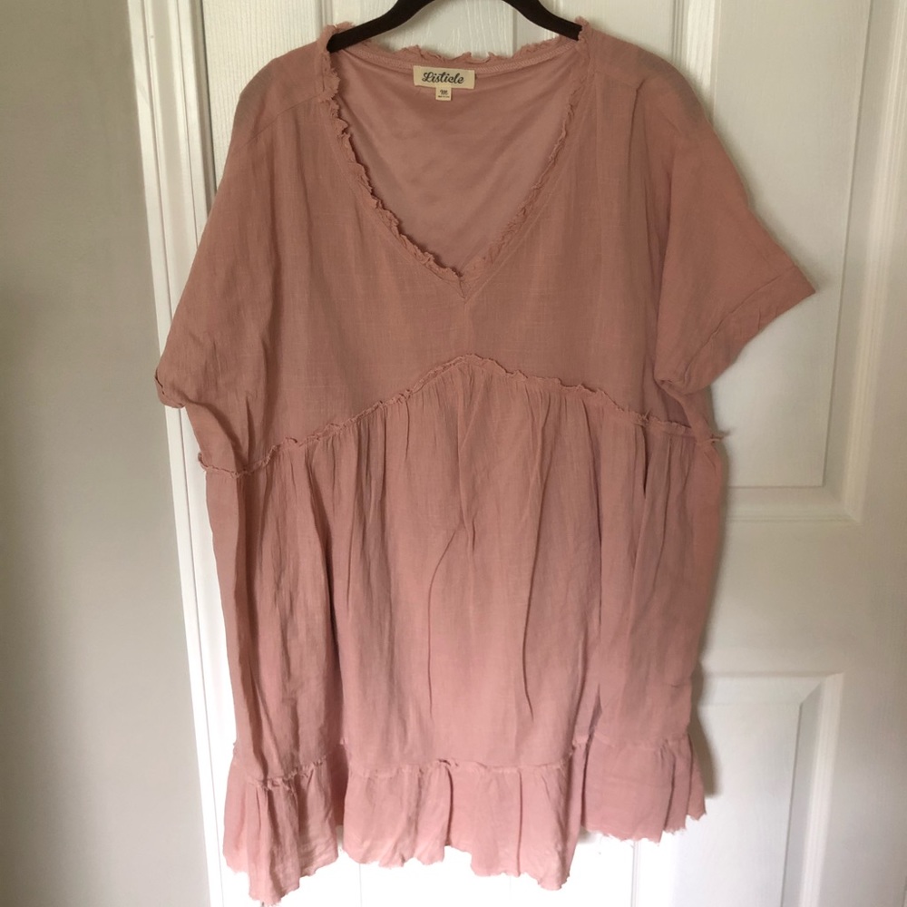 MAUVE BABYDOLL DRESS